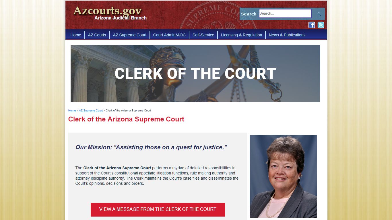 Clerk of the Arizona Supreme Court - azcourts.gov